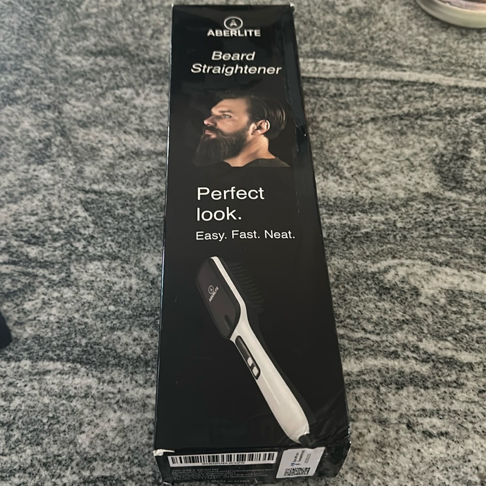 Beard straightener used twice
